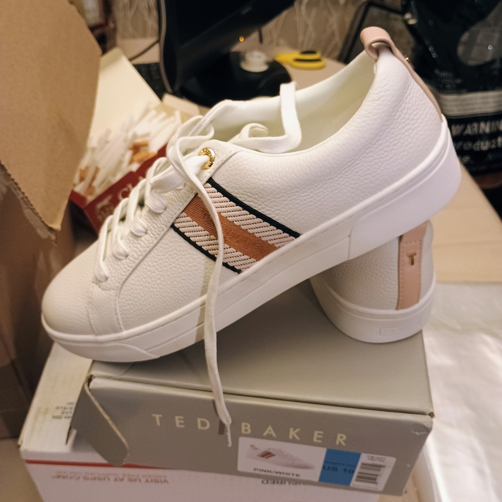 Ted Baker White Sneakers - Picture 3 of 7